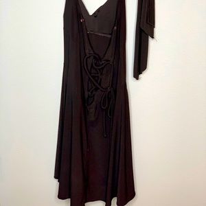 Black V-Neck Dress